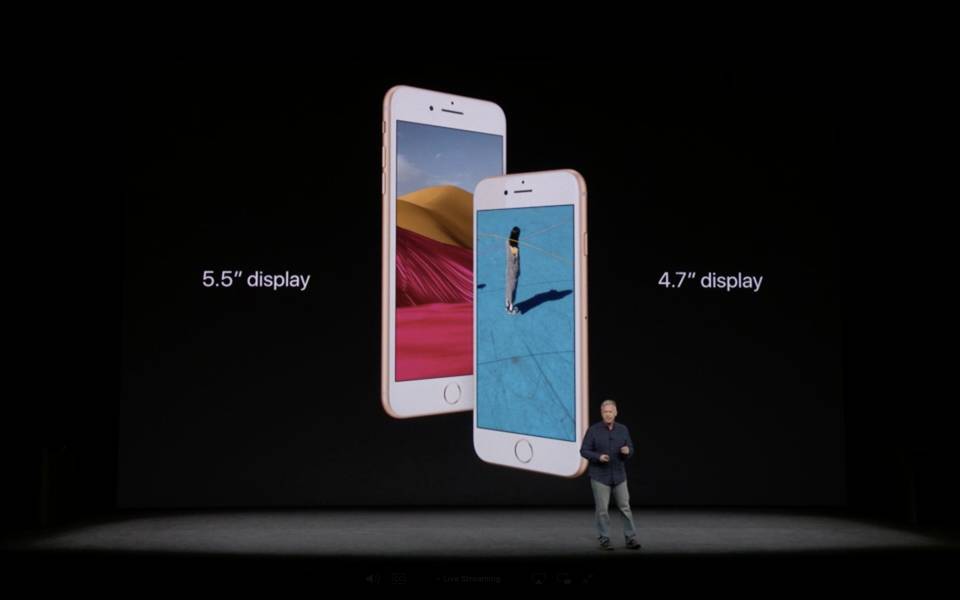 Apple's iPhone 8 took center stage during the company's event at the new Steve Jobs theater.